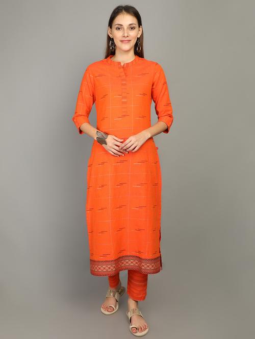 checkered kurta pant set - 17196375 - Very Small Image - 1