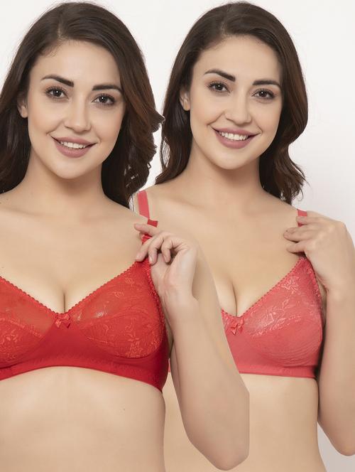 set of 2 lace panel bra  - 17197642 - Very Small Image - 1