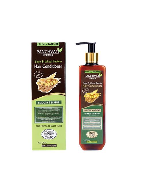 panchvati soya & wheat protein hair shampoo + hair conditioner- 600 ml - 17199029 - Very Small Image - 1