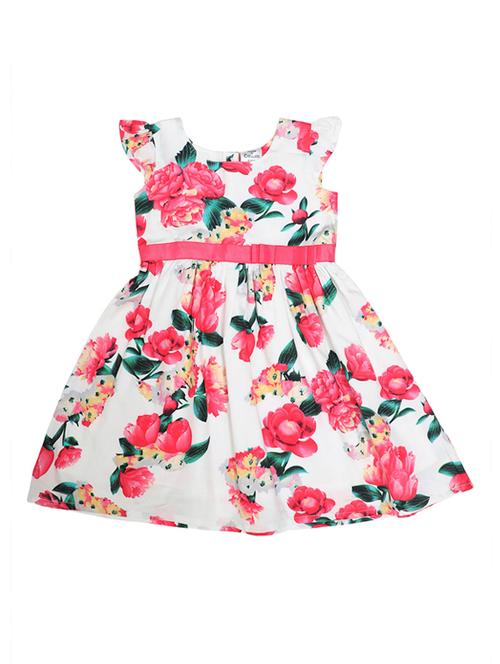 cotton a-line frock - 17200062 - Very Small Image - 1