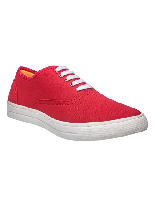 red lace up sneakers - 17200623 - Very Small Image - 1