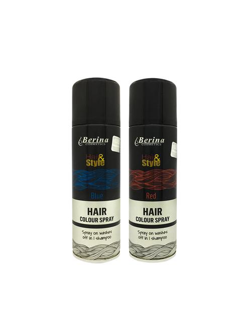 berina hair color spray blue + red, 150mlpack of 2 - 17203911 - Very Small Image - 1