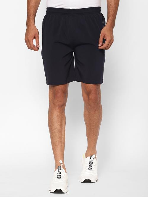 navy blue solid shorts - 17205627 - Very Small Image - 1