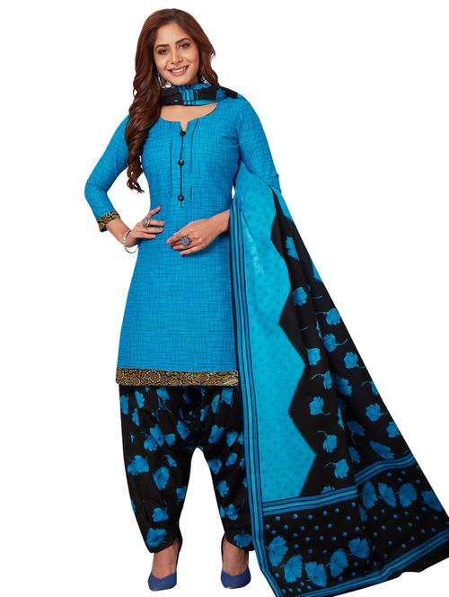 printed unstitched suit - 17210610 - Very Small Image - 1