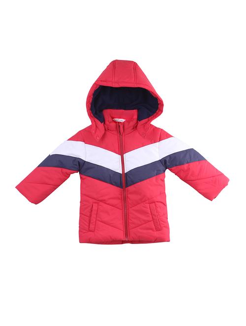 red polyester quilted jackets & coat - 17211354 - Very Small Image - 1