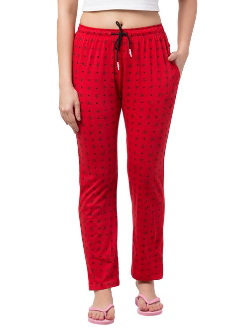 drawstring waist printed pajama - 17213617 - Very Small Image - 1