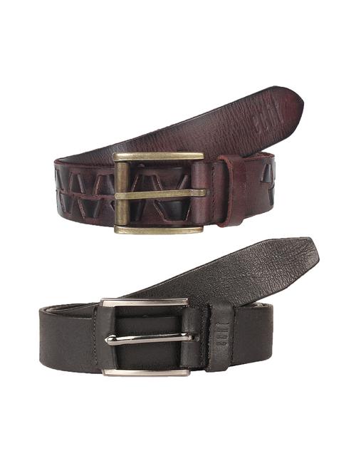 Multi Colored Leather Belt - 17214730 - Very Small Image - 1
