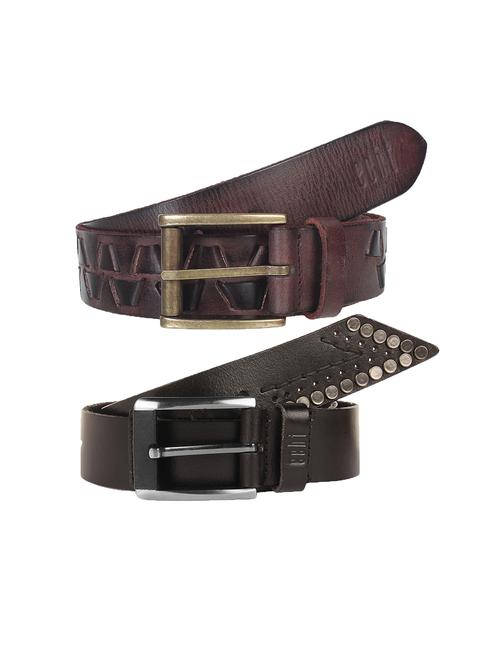 Multi Colored Leather Belt - 17214750 - Very Small Image - 1
