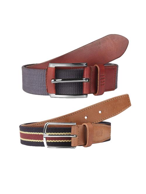 multi colored leather belt - 17215065 - Very Small Image - 1