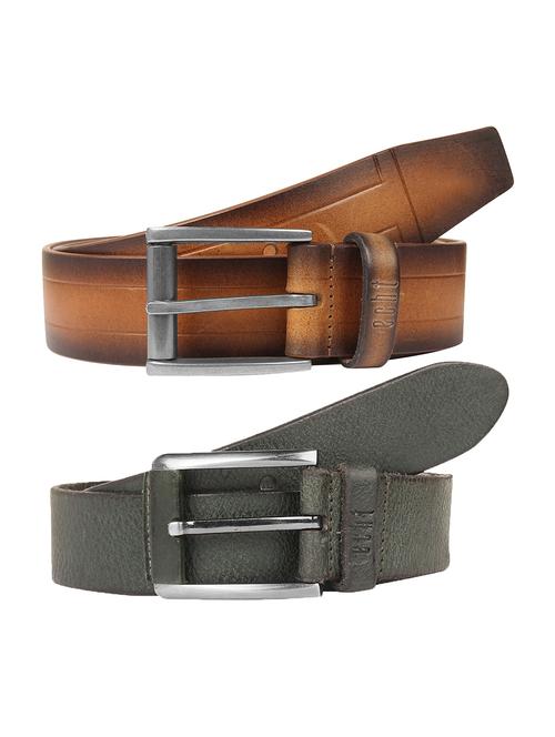 Multi Colored Leather Belt - 17215118 - Very Small Image - 1