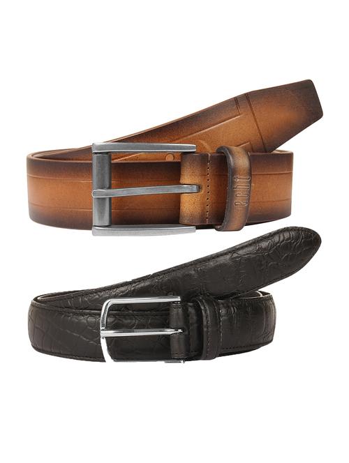 Multi Colored Leather Belt - 17215218 - Very Small Image - 1
