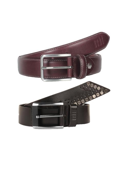 Multi Colored Leather Belt - 17215289 - Very Small Image - 1