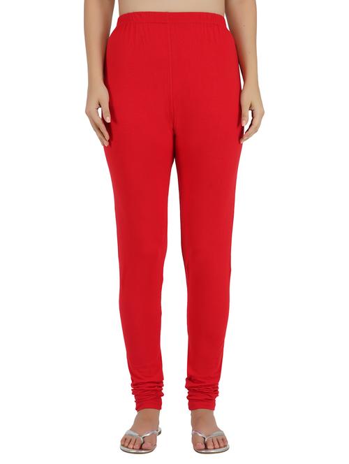 red cotton leggings - 17216583 - Very Small Image - 1