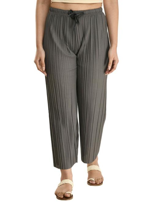 grey nylon palazzos - 17220444 - Very Small Image - 1