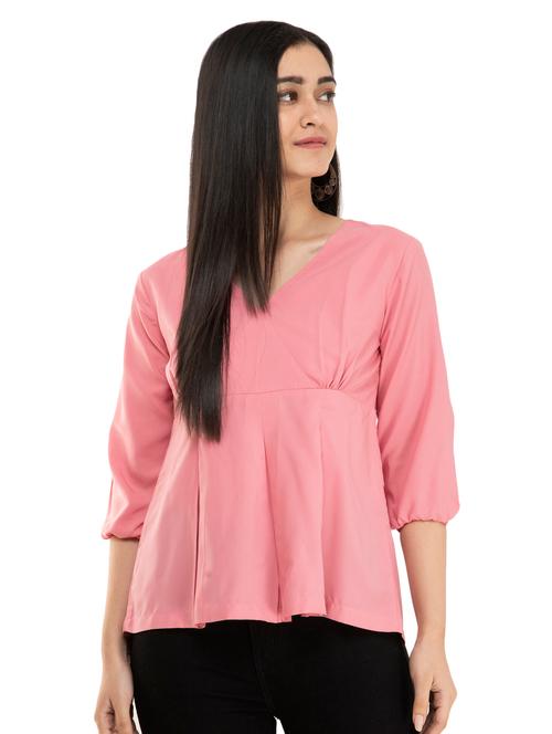 gather detail a-line top  - 17220470 - Very Small Image - 1