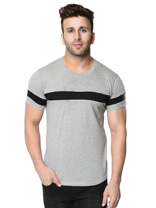 grey cut & sew t-shirt - 17220940 - Very Small Image - 1