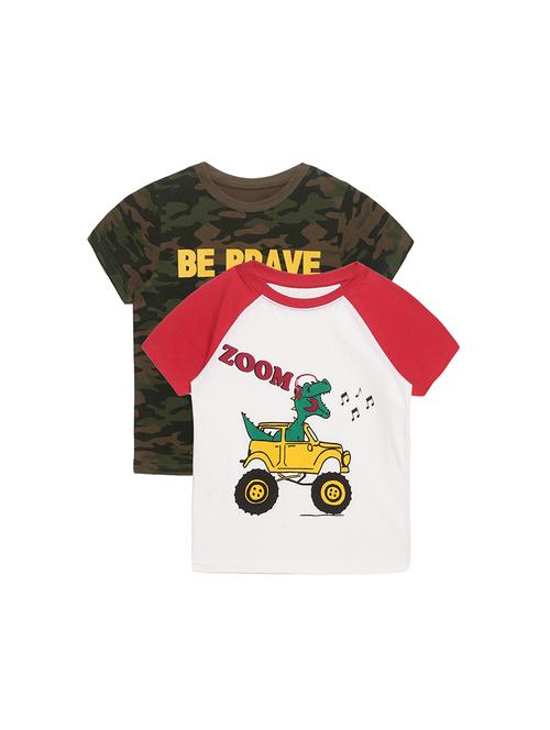 multi colored cotton tshirt - 17227776 - Very Small Image - 1