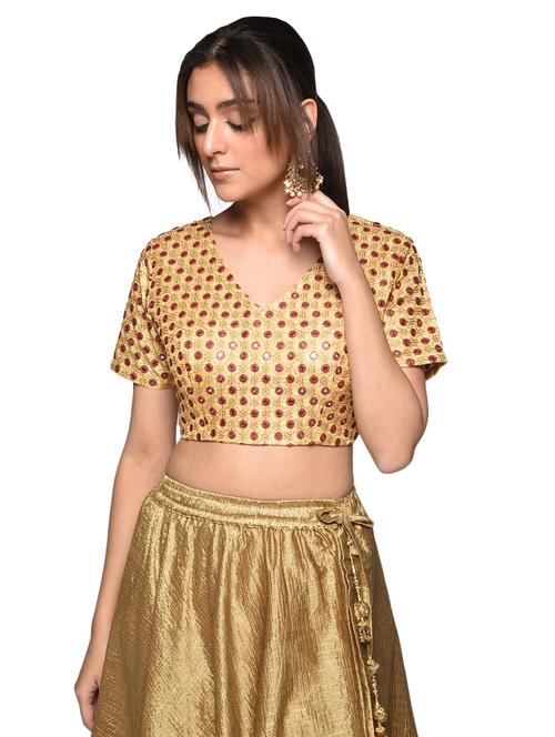 mirror work blouse - 17231622 - Very Small Image - 1