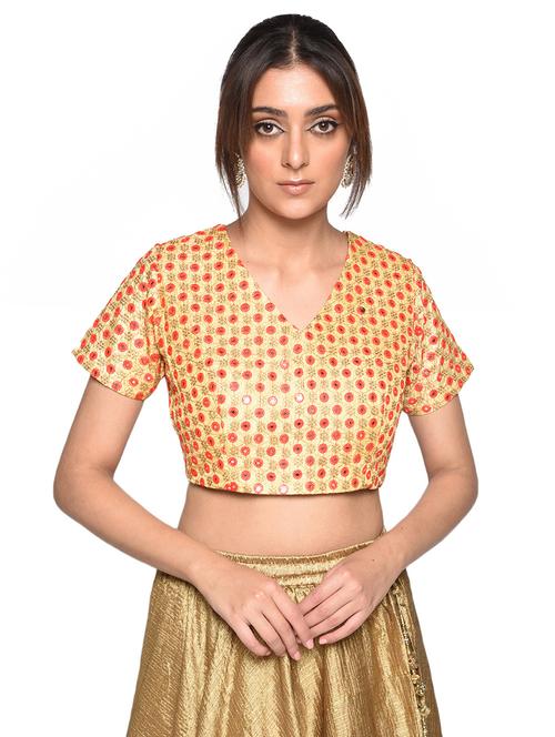 mirror work blouse - 17231629 - Very Small Image - 1