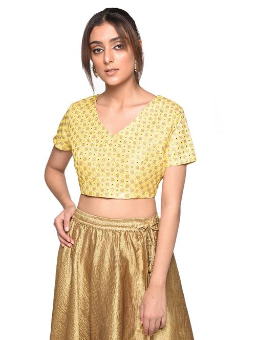 mirror work blouse - 17231631 - Very Small Image - 1