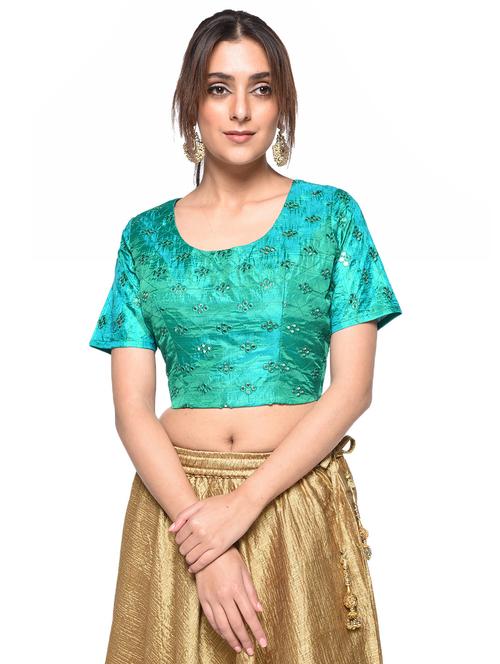 mirror work blouse - 17231634 - Very Small Image - 1