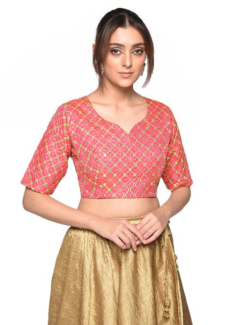 mirror work blouse - 17231641 - Very Small Image - 1