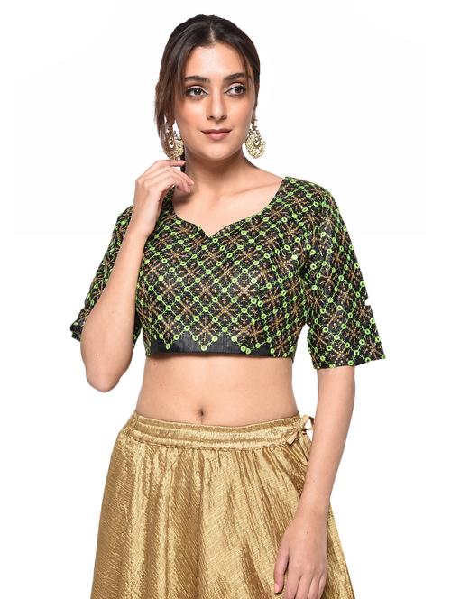 mirror work blouse - 17231642 - Very Small Image - 1