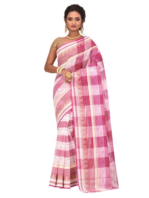 check tant saree - 17232457 - Very Small Image - 1