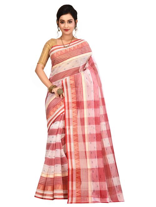 self design tant saree - 17232516 - Very Small Image - 1