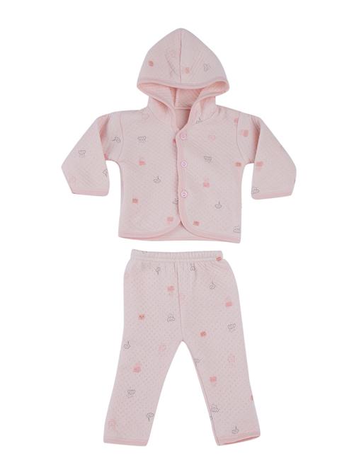 pink cotton twin sets onesies and romper - 17235582 - Very Small Image - 1