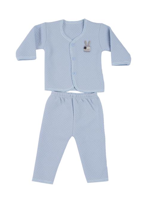 blue cotton twin sets onesies and romper - 17235585 - Very Small Image - 1