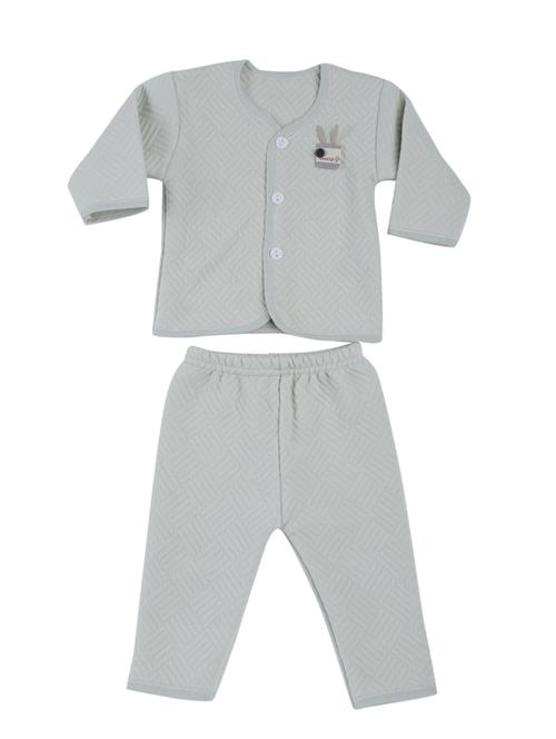 green cotton twin sets onesies and romper - 17235586 - Very Small Image - 1