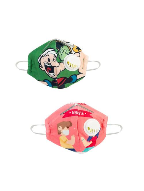 multi colored cotton antipollution mask - 17239836 - Very Small Image - 1