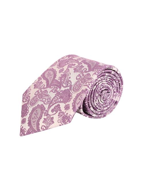 purple polycotton  tie, cufflinks, pocket square & lapel pin - 17240367 - Very Small Image - 1
