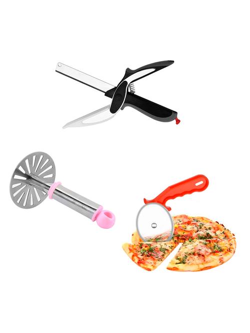  masher,pizza cutter, vegetable cutter  combo set pack of 3  - 17240945 - Very Small Image - 1