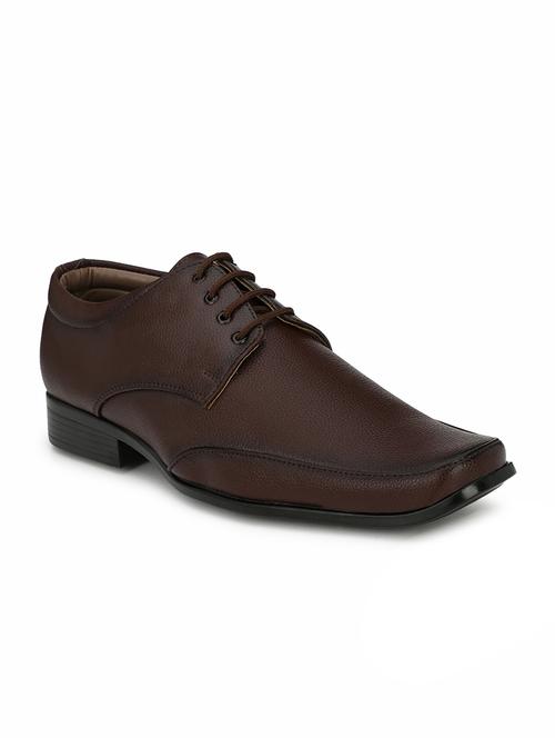 brown lace-up derbys - 17242375 - Very Small Image - 1