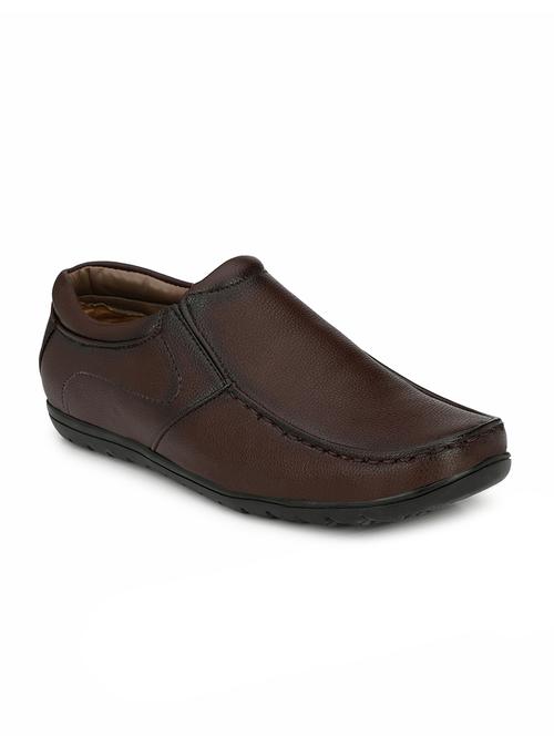 brown slip on shoes - 17242542 - Very Small Image - 1