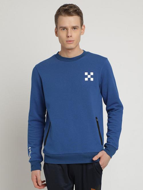 blue printed sweatshirt - 17242678 - Very Small Image - 1