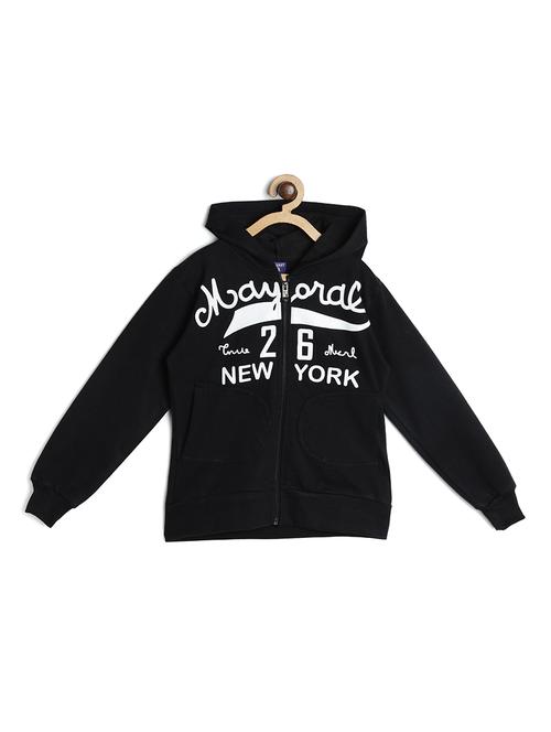 black fleece sweatshirt - 17243902 - Very Small Image - 1
