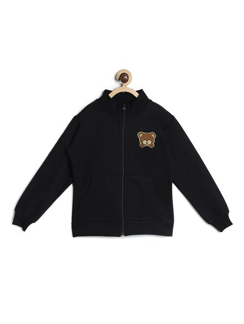 black fleece sweatshirt - 17243946 - Very Small Image - 1