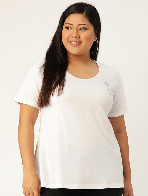 women's plain round neck t-shirt - 17244172 - Very Small Image - 1