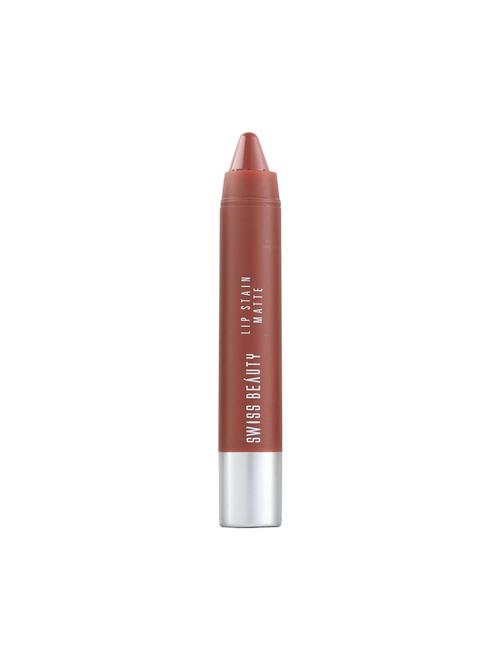 swiss beauty lip stain matte lipstick - 214 caramel - 17244325 - Very Small Image - 1