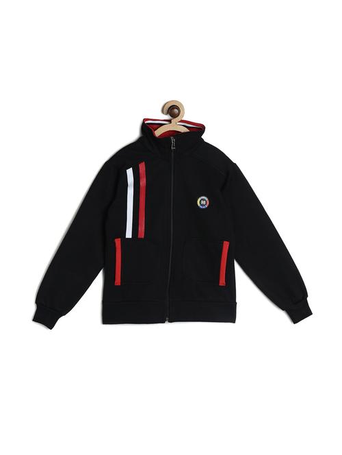 black fleece sweatshirt - 17244391 - Very Small Image - 1