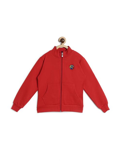red fleece sweatshirt - 17244395 - Very Small Image - 1