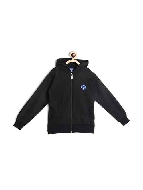 black fleece sweatshirt - 17244512 - Very Small Image - 1