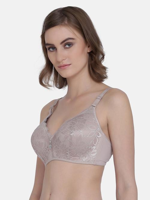 lace detail plunge bra - 17245285 - Very Small Image - 1