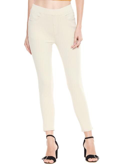 high rise solid jeggings - 17245998 - Very Small Image - 1