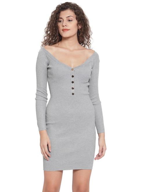 ribbed bodycon dress - 17246399 - Very Small Image - 1