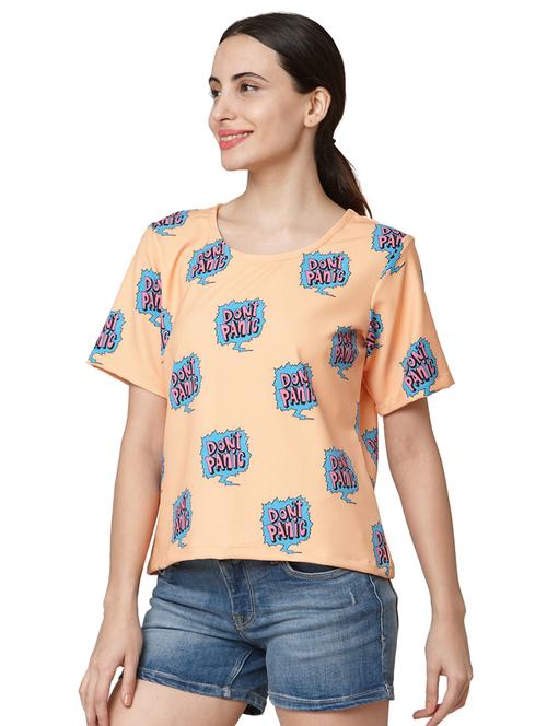 women's all over print round neck t-shirt - 17246664 - Very Small Image - 1