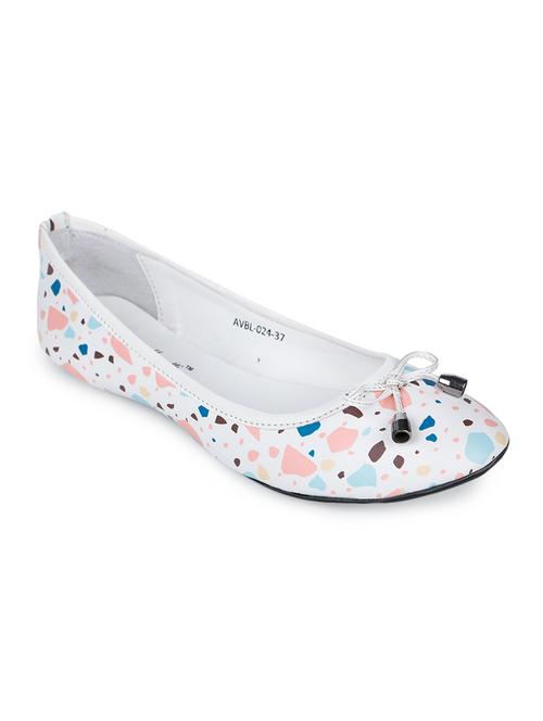 white slip on ballerinas - 17246836 - Very Small Image - 1